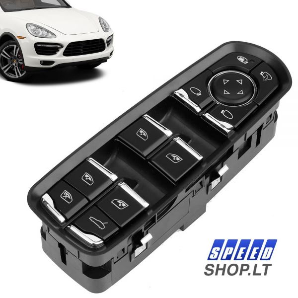 PORSCHE Cayenne Panamera langų valdymo mygtukai